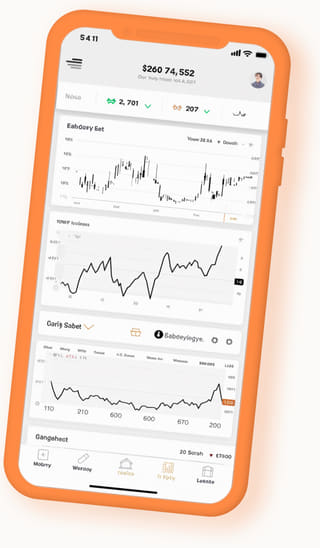 Plataforma web de Albor Crecentaje visualizada en un teléfono móvil